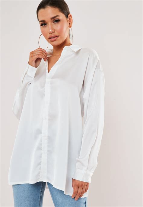 white oversized shirt for women.